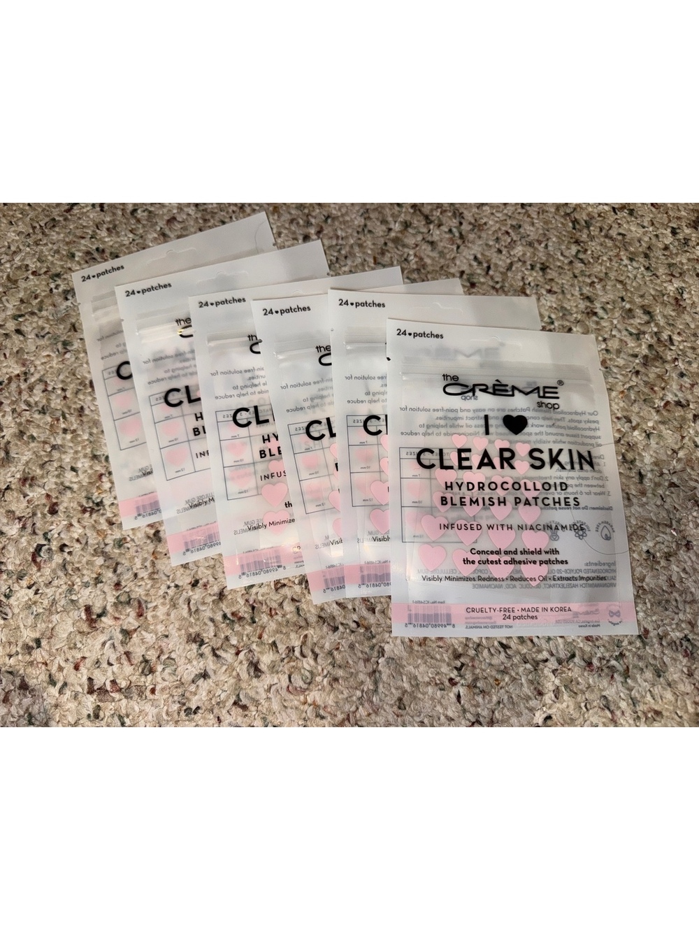 The Crème Shop I ❤️ Clear Skin Hydrocolloid Blemish Patches